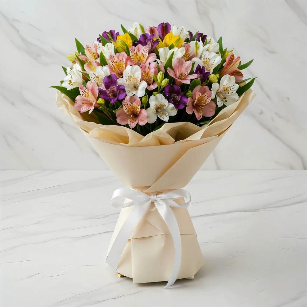 Букет цветов из: Альстромерии в Нягани