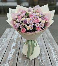 Букет цветов из:  Розы и Хризантемы #REPLACE_PRED# Нягани