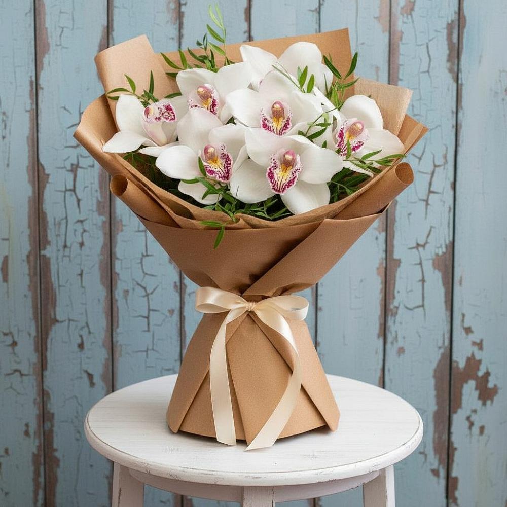 Букет цветов из: Орхидеи и Розы в Нягани