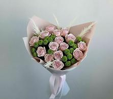 Букет цветов из:  Розы и Хризантемы в Нягани