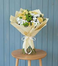 Букет цветов из:  Хризантемы и Розы #REPLACE_PRED# Нягани