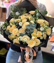 Букет цветов из:  Розы и Лизиантусы #REPLACE_PRED# Нягани